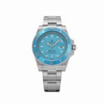 Rolex Submariner Date 116610LN Stainless Steel With Aftermarket Custom Made Blue Dial