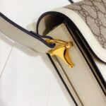 GUCCI Horsebit 1955 Shoulder Bag 602204 White - Image 6