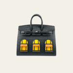 Hermès Sac Faubourg Birkin Sellier 20 Matte Alligator So Black Hardware