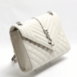 Saint Laurent Envelope Crossbody Eggshell White - Image 2