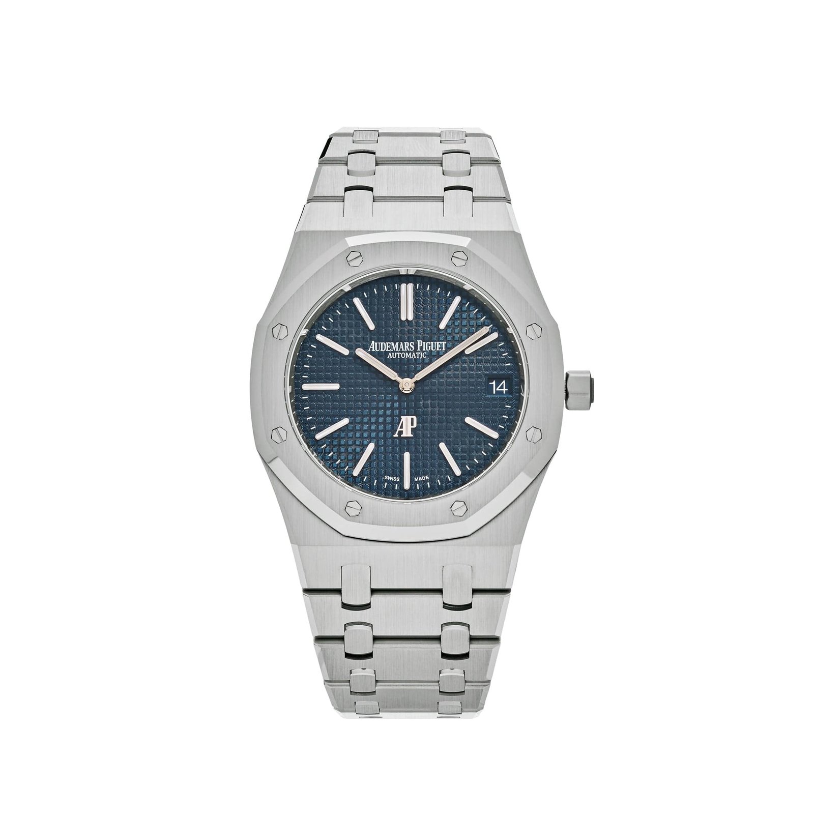 kuRusLrP-audemars-piguet-royal-oak-16202st-oo-1240st-01-jumbo-extra-thin-50th-anniversary-steel-blue-dial-audemars-piguet-41414683623668 Audemars Piguet Royal Oak 16202ST.OO.1240ST.01 ‘Jumbo’ Extra-Thin 50th Anniversary Stainless Steel Blue Dial (2022) - Image 1
