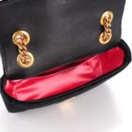 GUCCI Matelasse Velvet GG Marmont Mini Shoulder Bag (SHF-22601) - Image 6