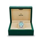 Rolex Oyster Perpetual 41 124300 Stainless Steel Turquoise Dial - Image 3