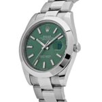 Rolex Datejust 41 126300 Stainless Steel Green Dial Oyster (2025) - Image 3