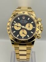 Rolex Daytona 116508 ‘Paul Newman’ Yellow Gold Black Dial - Image 3