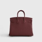 Hermès Birkin 25 Togo Rouge Sellier Retourne Gold Hardware - Image 2