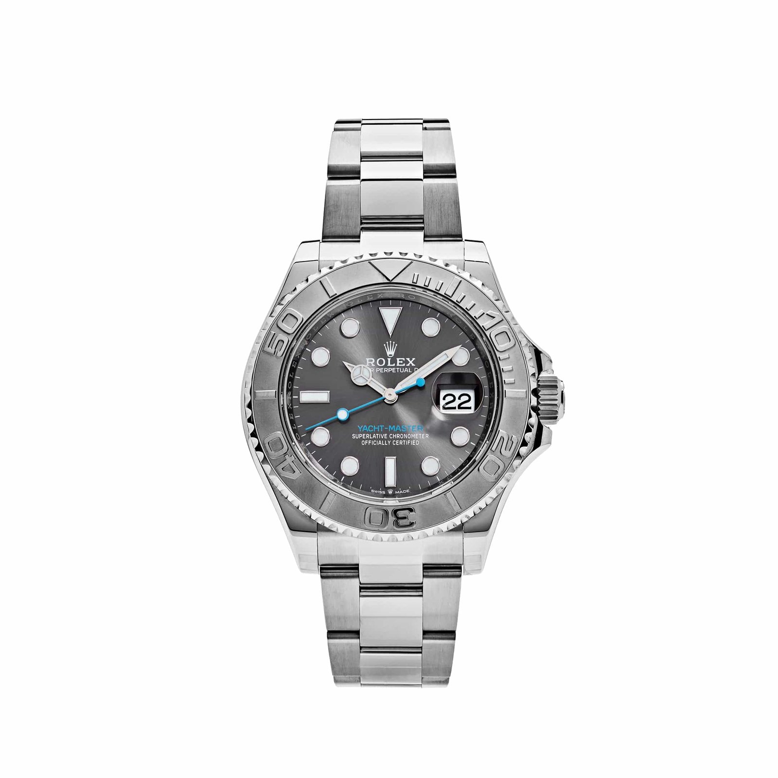 pKcXNAdR-rolex-yacht-master-40-stainless-steel-rhodium-dial-126622-rolex-40271857221876 Rolex Yacht-Master 40 126622 Stainless Steel Rhodium Dial - Image 1