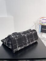 Chanel Rainbow Black Tweed Deauville Tote Black - Image 8