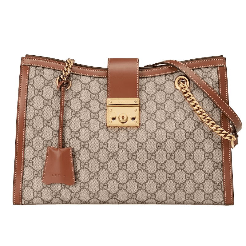 q57RwN3r-F36TE_8F9AT3OUU GUCCI PADLOCK MEDIUM GG SHOULDER BAG - Image 1