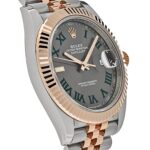 Rolex Datejust 41 126331 Rose Gold Stainless Steel Wimbledon Dial Jubilee - Image 3