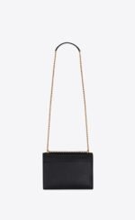Saint Laurent SUNSET MEDIUM BARK TEXTURED EMBOSSED HANDBAG - Image 5