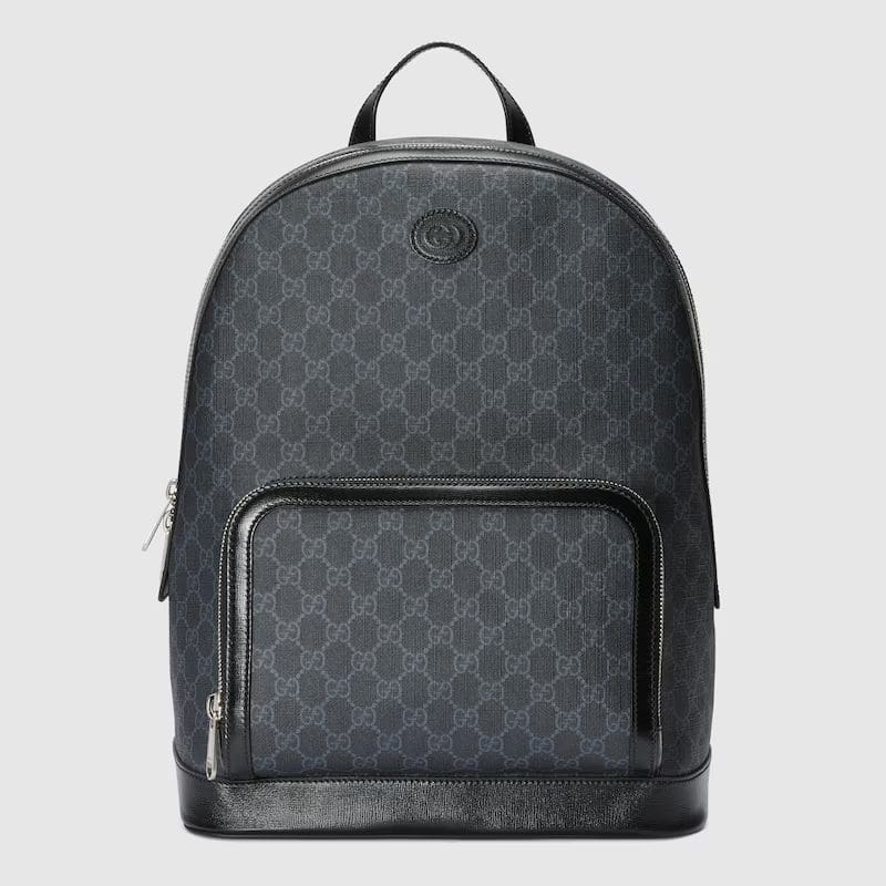 qfcgK0Oy-Gucci-Backpack-with-Interlocking-G-black-supreme-Detail-2 GUCCI BACKPACK WITH INTERLOCKING G - Image 1