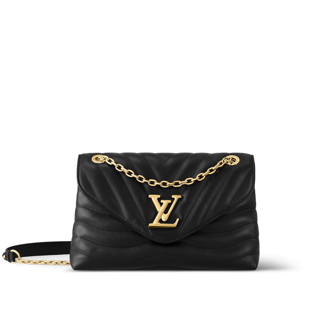 qn3tFKWf-10001-18 Louis Vuitton M21615 New Wave Chain Bag GM Black - Image 1