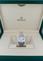 Rolex Day-Date 40 228396TBR Platinum Diamond Bezel Diamond-Paved Sapphire Dial (2024) - Image 2