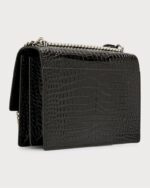 Saint Laurent Sunset Medium In Crocodile Embossed Shiny Leather - Image 5