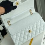 CHANEL Classic Flap Handbag GOLD METAL - Image 5