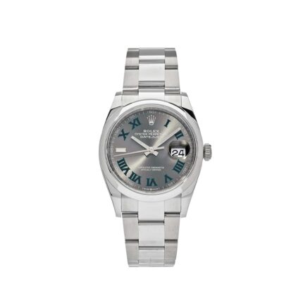 Rolex Datejust 36 126200 ‘Wimbledon’ Stainless Steel Slate Dial