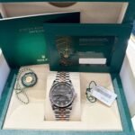 Rolex Datejust 36 126231 Rose Gold Stainless Steel Slate Motif Diamond Dial (2023) - Image 11