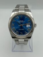 Rolex Datejust 41 126334 Stainless Steel Blue Dial Oyster (2021) - Image 2
