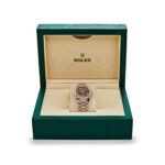 Rolex Datejust 31 278275 ‘Ladies’ Rose Gold Diamond Chocolate Dial President (2024) - Image 7