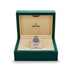 Rolex Datejust 31 278381RBR ‘Ladies’ Stainless Steel Rose Gold Aubergine Purple Dial Diamond Bezel Oyster (2022) - Image 7