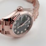 Rolex Datejust 28 279175 ‘Ladies’ Rose Gold Olive Diamond Dial (2025) - Image 4