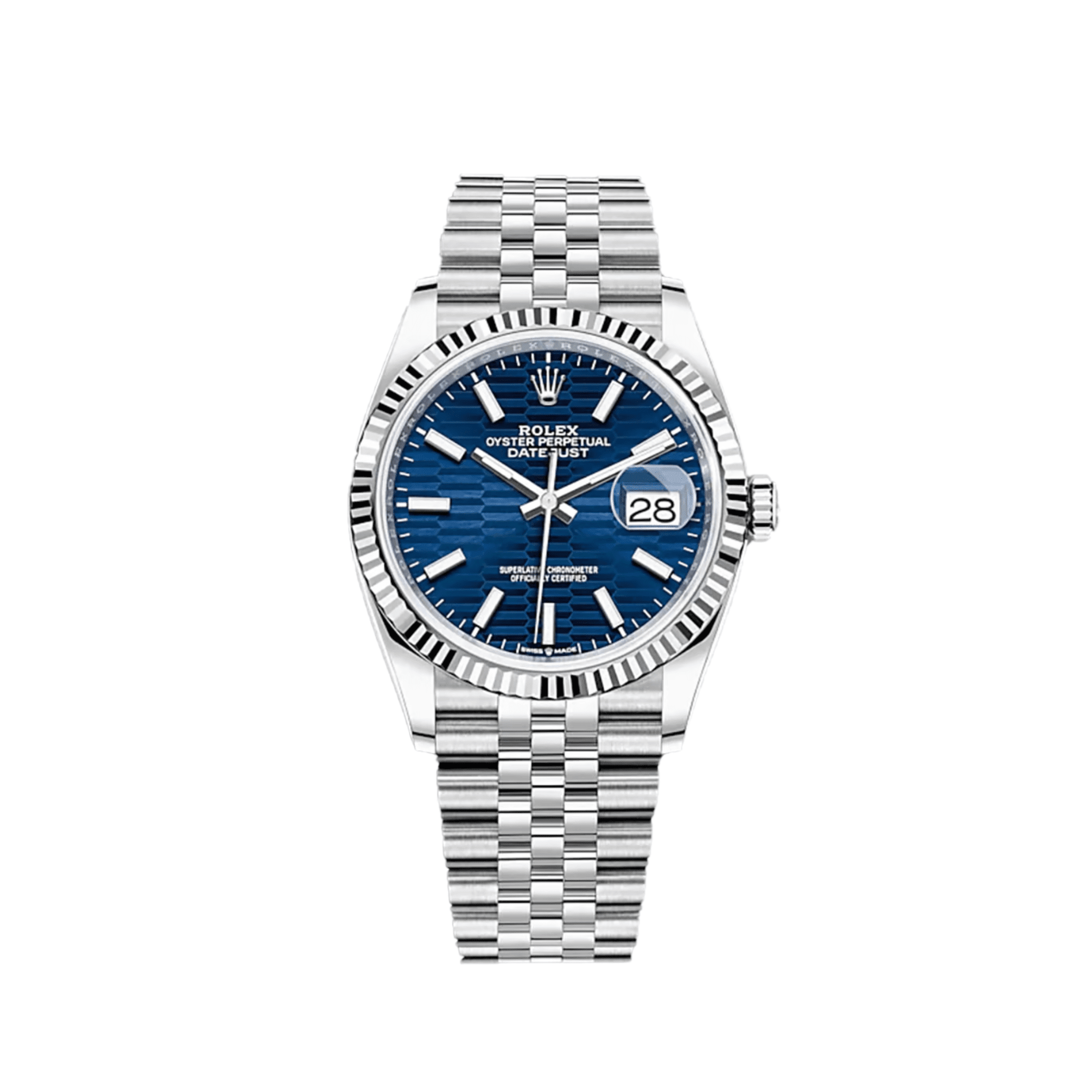 rolex-datejust-36-126234-stainless-steel-blue-motif-dial-jubilee-2023-rolex-1171508370 Rolex Datejust 36 126234 Stainless Steel Blue Motif Dial Jubilee (2023) - Image 1