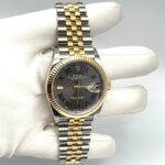 Rolex Datejust 36 126233 ‘Wimbledon’ Stainless Steel Yellow Gold Slate Dial Jubilee (2021) - Image 3