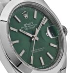 Rolex Datejust 41 126300 Stainless Steel Green Dial Oyster (2025) - Image 4