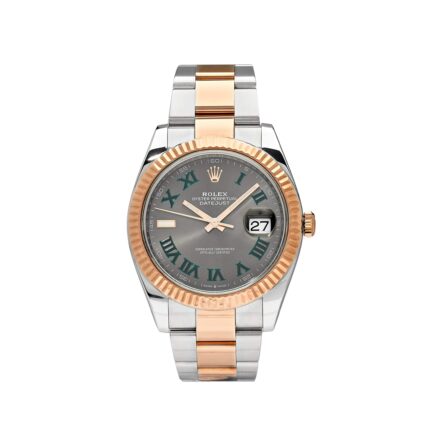 Rolex Datejust 41 126331 ‘Wimbledon’ Rose Gold Stainless Steel
