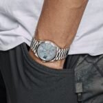 Rolex Day-Date 36 128236 Platinum Ice Blue Baguette Dial - Image 2
