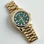 Rolex Day-Date 36 128238 Yellow Gold Green Ombré Diamond Dial - Image 2