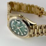 Rolex Day-Date 36 128238 Yellow Gold Green Ombré Diamond Dial - Image 4