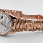 Rolex Day-Date 36 128345RBR Rose Gold Mother of Pearl Diamond Bezel (2025) - Image 7