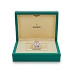 Rolex Day-Date 36 128396TBR Platinum Pink Opal Diamond Dial and Bezel - Image 8