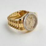 Rolex Day-Date II 218398 Yellow Gold Champagne Dial Diamond Bezel - Image 5