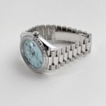 Rolex Day-Date 40 228396TBR Platinum Diamond Bezel Ice Blue Diamond Dial (2017) - Image 6