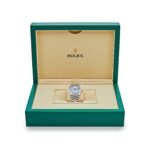 Rolex Day-Date 40 228396TBR Platinum Ice Blue Arabic Dial Diamond Bezel - Image 7