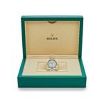Rolex Day-Date 40 228396TEM Platinum Diamond Dial Emerald Bezel - Image 7