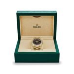 Rolex Day-Date 40 228348RBR Yellow Gold Black Diamond Dial Diamond Bezel - Image 8