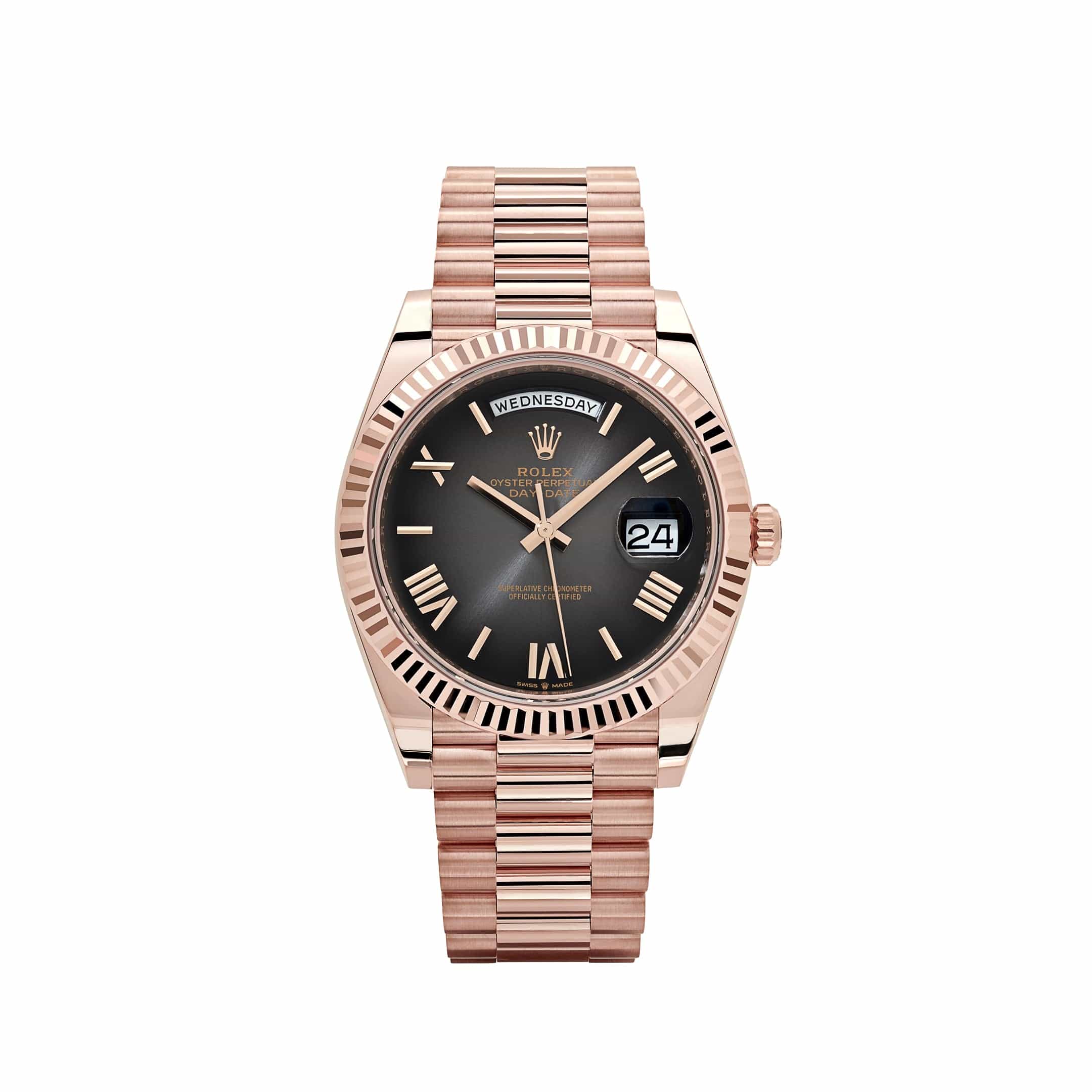 rolex-day-date-reference-228235-rose-gold-slate-ombre-dial-rolex-43627448107252 Rolex Day-Date 40 Reference 228235 Rose Gold Slate Ombre Dial (2024) - Image 1