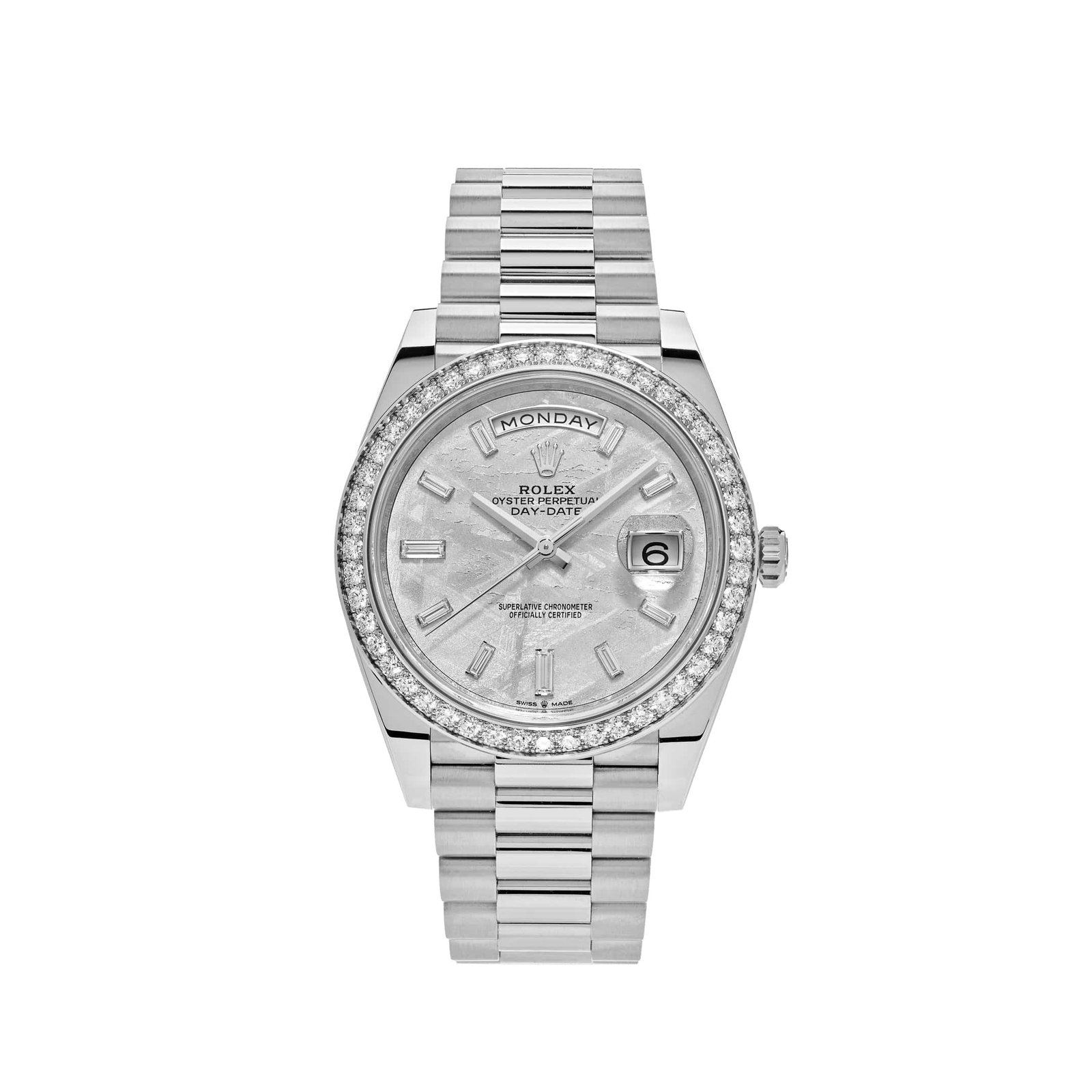 rolex-day-date-white-gold-meteorite-diamond-dial-diamond-bezel-228349rbr-rolex-40268069863668 Rolex Day-Date 40 228349RBR White Gold Meteorite Dial Diamond Set - Image 1