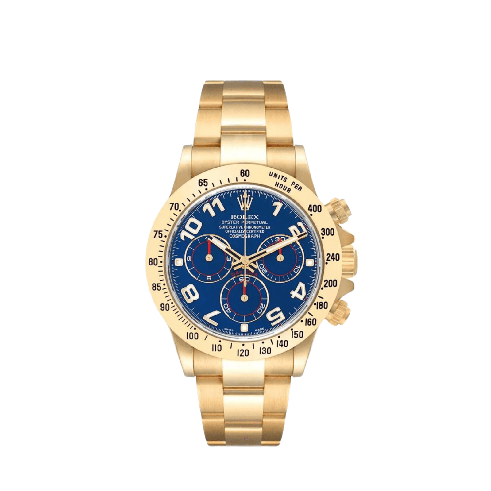 rolex-daytona-116508-yellow-gold-blue-arabic-dial-rolex-43118832386292 Rolex Daytona 116508 Yellow Gold Blue Racing Arabic Dial - Image 1