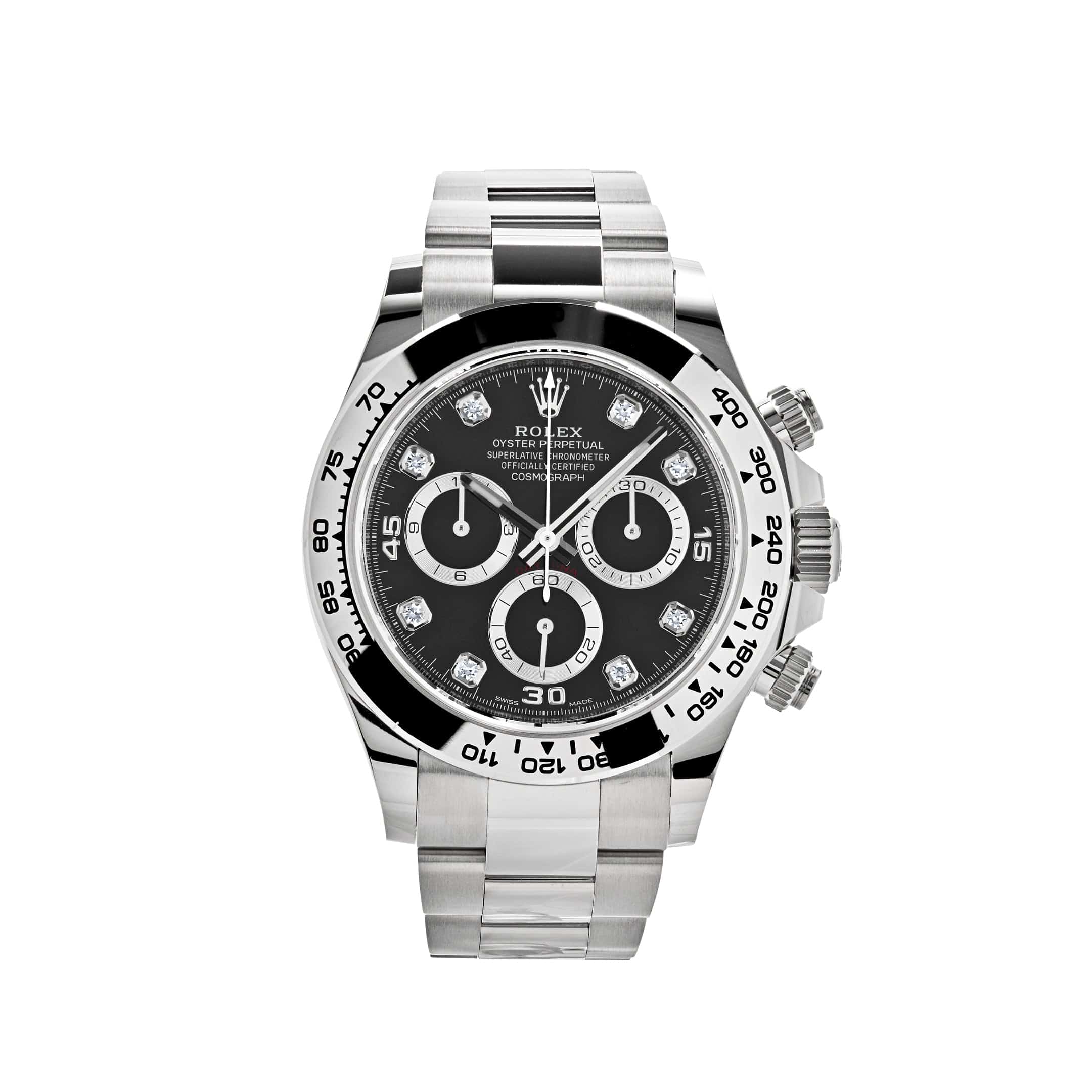 rolex-daytona-116509-white-gold-black-diamond-dial-rolex-40270050722036 Rolex Daytona 116509 White Gold Black Diamond Dial - Image 1