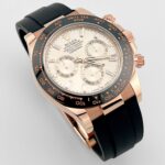 Rolex Daytona 116515LN Rose Gold Baguette Diamond Sundust Dial (2023) - Image 2