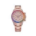 Rolex Daytona 116595RBOW ‘Rainbow’ Rose Gold Pave Diamond Dial Sapphire Bezel (2022)