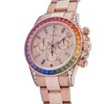 Rolex Daytona 116595RBOW ‘Rainbow’ Rose Gold Pave Diamond Dial Sapphire Bezel (2022) - Image 4