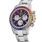 Rolex Daytona 116599RBOW ‘Rainbow’ White Gold Black Dial Sapphire Bezel - Image 3