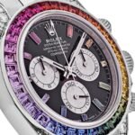 Rolex Daytona 116599RBOW ‘Rainbow’ White Gold Black Dial Sapphire Bezel - Image 5
