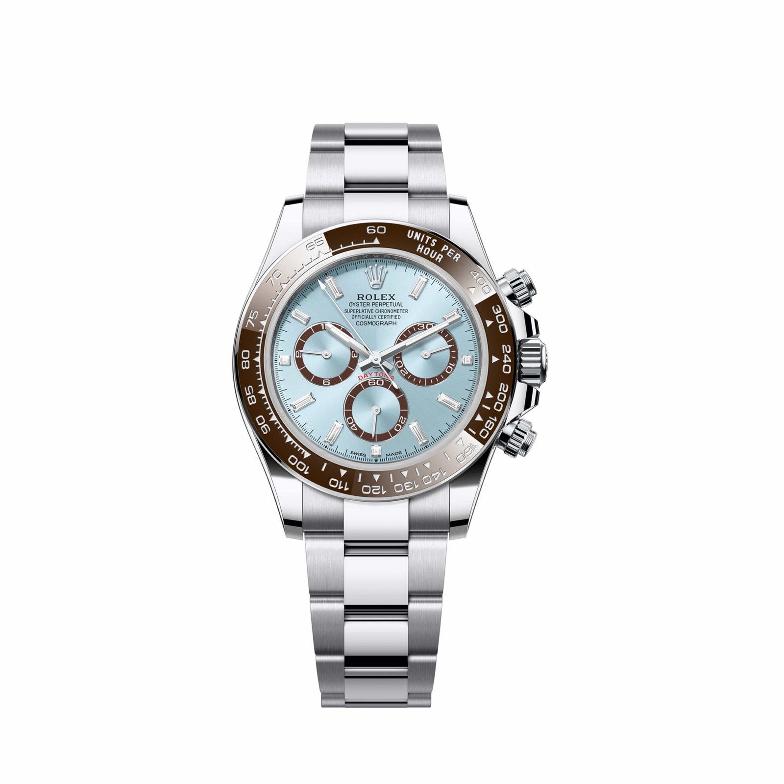 rolex-daytona-126506-platinum-ice-blue-baguette-dial-2024-rolex-43298611429620 Rolex Daytona 126506 Platinum Ice Blue Baguette Dial (2024) - Image 1